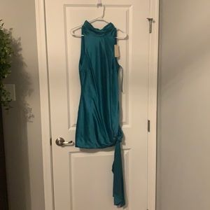 NWT Cinq a Sept Size 8 Blue Mini Dress